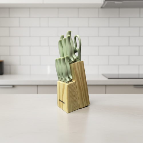 Farberware Soft-grip Cutlery Knife Set 14-piece - Green  @HOG - Home, Office, Garden, Online Marketplace

