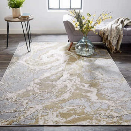 Feizy Jewel Area Rug - Beige/Gray @HOG - Home, Office, Garden, Online Marketplace

