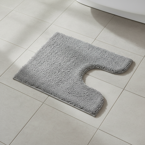 Fieldcrest Stylish And Ultra Soft Spa Contour Bath Rug - Grey - 2 Ft X 2 Ft @HOG - Home, Office, Garden, Online Marketplace

