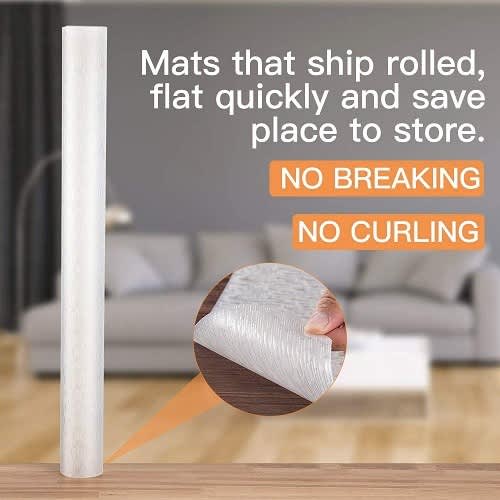 Floor+mate Chair Mat, Hard Floor And Medium Pile Carpet, No Lip, 36" X 48", Clear. Home Office Garden | HOG-HomeOfficeGarden | online marketplace