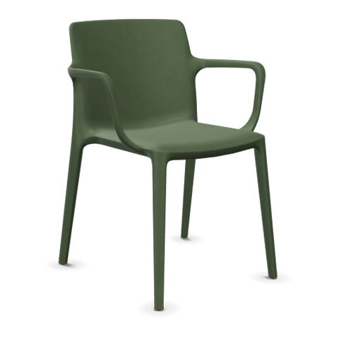  Fluit Chair with Arms - Green. @HOG - Home Office Garden Online Marketplace