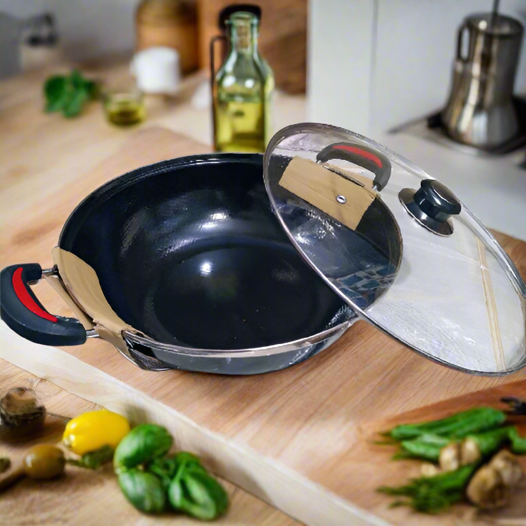 Frying Pan With Cover 32cm Order Now @ HOG Online Marketplace