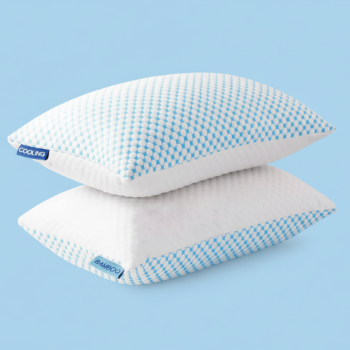 Gel-Infused Cooling Memory Foam (2Pcs)