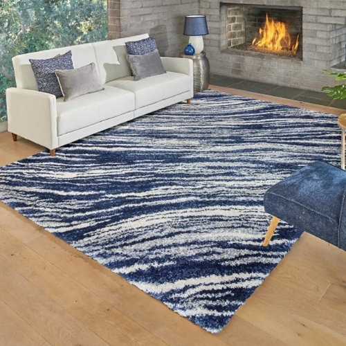 Gertmenian Thomasville Shag Rug - Wawes Blue @HOG - Home, Office, Garden, Online Marketplace

