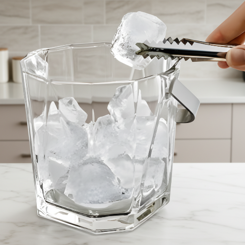 Glass ice bucket with picker @HOG - Home, Office, Garden, Online Marketplace
