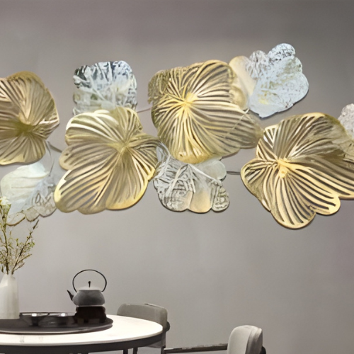Gold & Silver Floral Wall Art @HOG - Home, Office, Online Marketplace