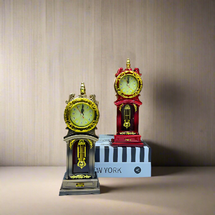 Grandfather Clock With Round Face