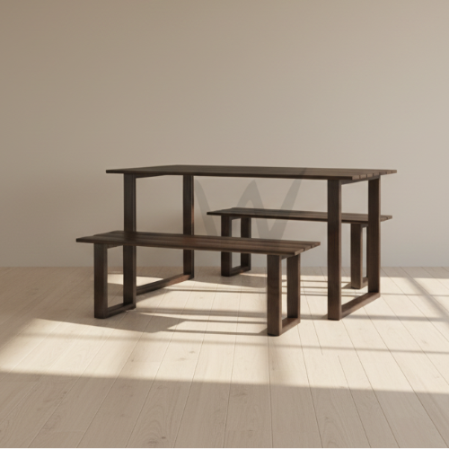 Greg Dining Set (Dark-Brown). @HOG - Home Office Garden Online Marketplace