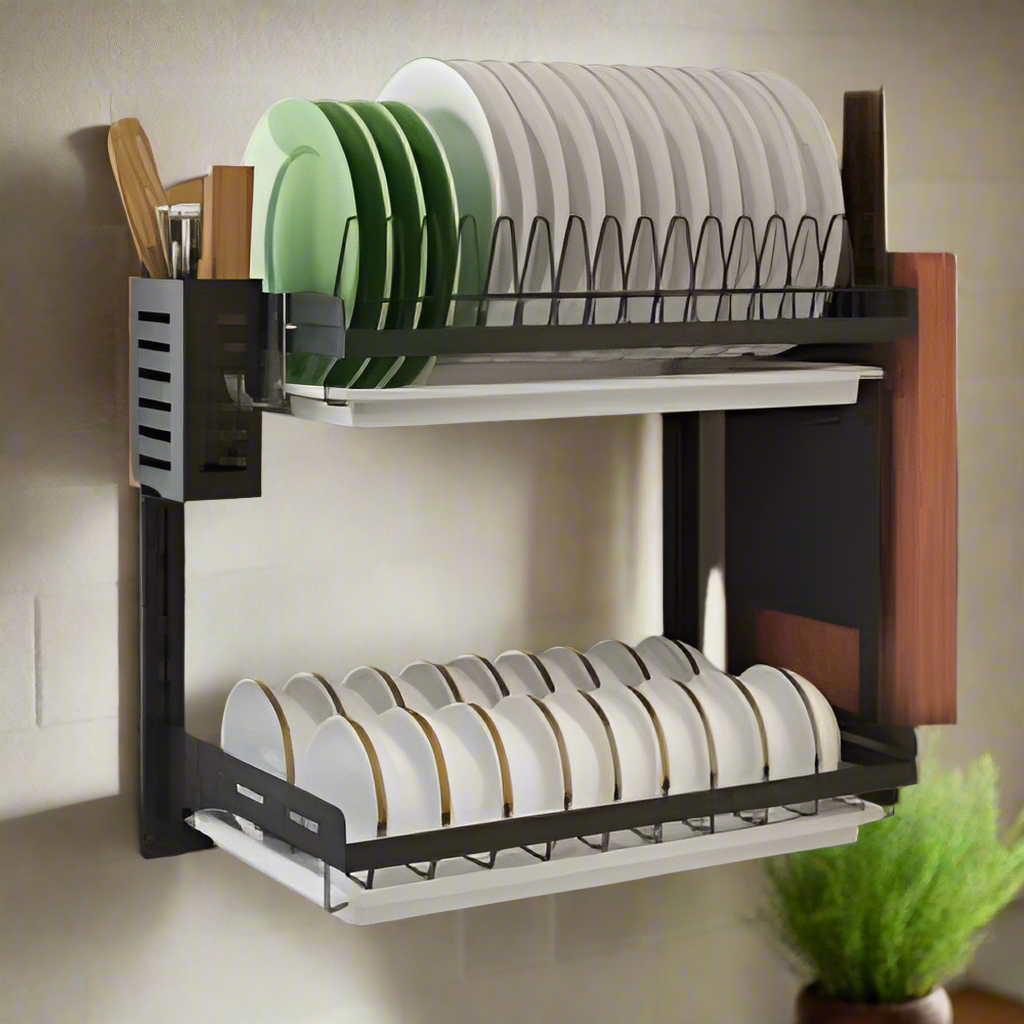 Hanging Kitchen Stainless Steel Dish Rack Order Now @ HOG Online Marketplace