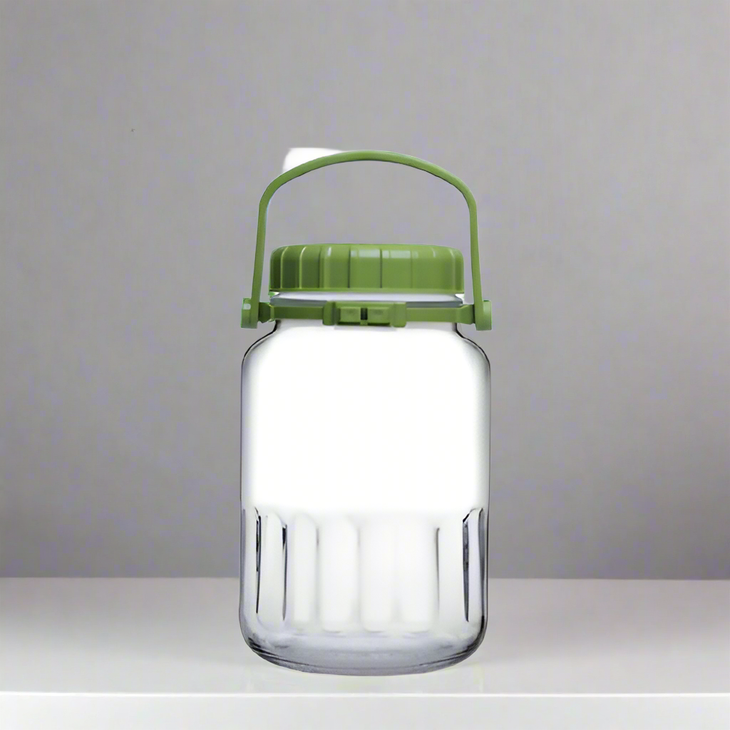 Harvest Jar With Green Cover (1pc) 3000cc. @HOG - Home Office Garden Online Marketplace