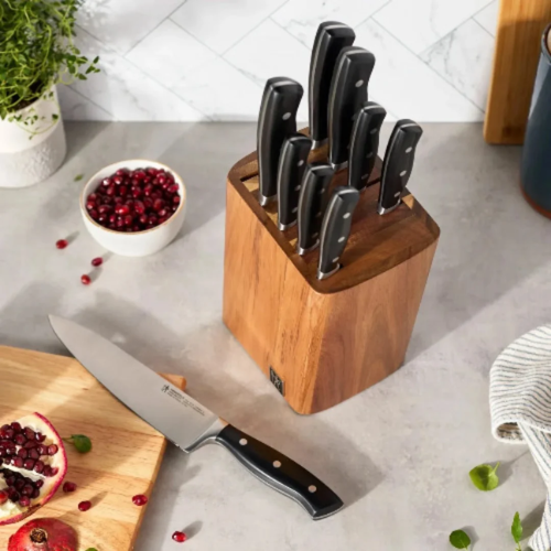 Henckels Fine Edge Forged 10 Piece Knife Block Set  @HOG - Home, Office, Garden, Online Marketplace

