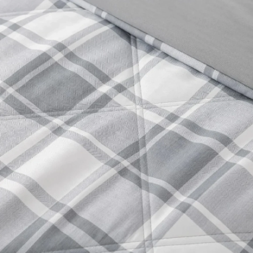 Herringbone Microfiber Down Alternative Blanket - Grey @HOG - Home, Office, Garden, Online Marketplace

