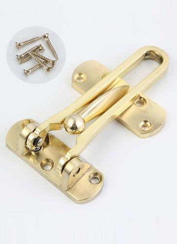 High Quality Gold Plated Security Door Guard. @HOG - Home Office Garden Online Marketplace