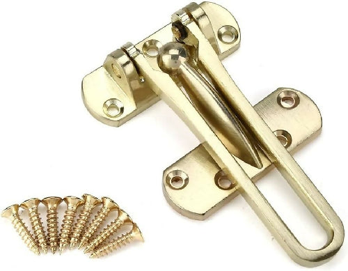 High Quality Gold Plated Security Door Guard. @HOG - Home Office Garden Online Marketplace