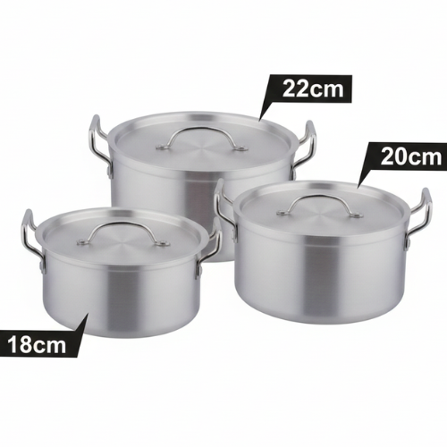 Hoffner Cooking Pot Set – 3 Pieces HF-3002 @HOG - Home, Office, Garden, Online Marketplace