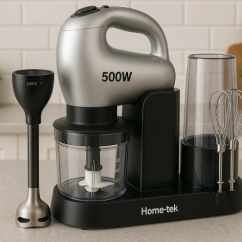 Home-tek 500W 4-in-1 Multi-use Mixer  @HOG - Home, Office, Garden, Online Marketplace
