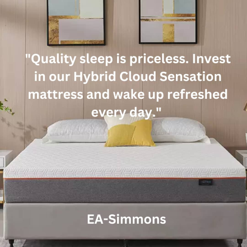 Hybrid Cloud Sensation Mattress. @HOG - Home Office Garden Online Marketplace