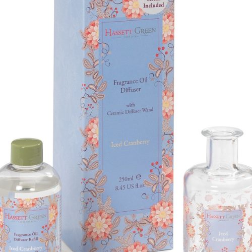 Iced Cranberry 250ml Diffuser Gift Set @HOG - Home Office Garden Online Marketplace
