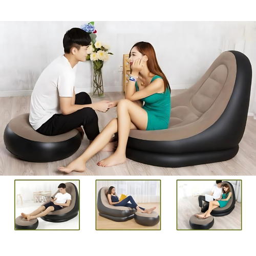 Inflatable Sofa Kit with Portable Pouf. Home Office Garden | HOG-HomeOfficeGarden | online marketplace