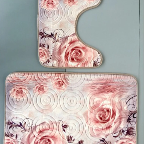 Jasmine Jia Tai 2-piece Non-slip Toilet Bath Rugs @HOG - Home, Office, Garden, Online Marketplace
