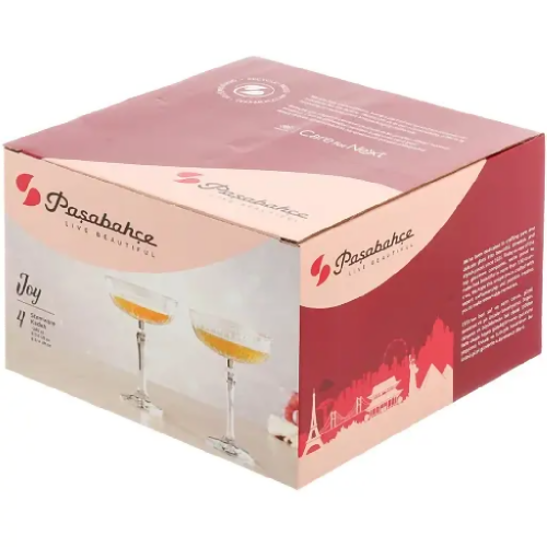 Joy Stemware Glass (Coupe) 245cc (4pcs). @HOG - Home Office Garden Online Marketplace