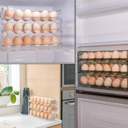Julia's Kitchen Fridge Door Egg Rack - Holds Up To 36 Eggs @HOG - Home, Office, Garden, Online Marketplace

