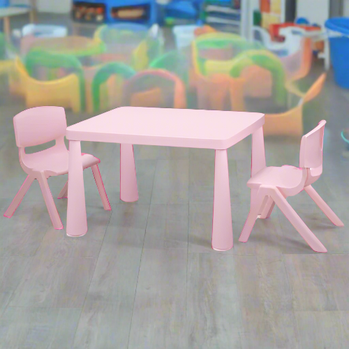 Kiddies Plastic Table +4 Chairs Set Order Now @HOG Online Marketplace