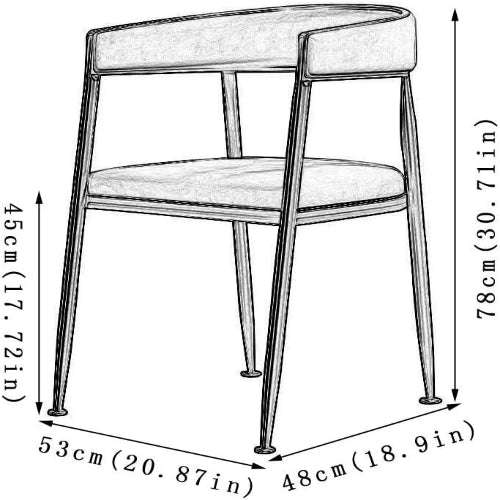 Konnect Velvet Dining Chair | HOG - Home. Office. Garden online marketplace