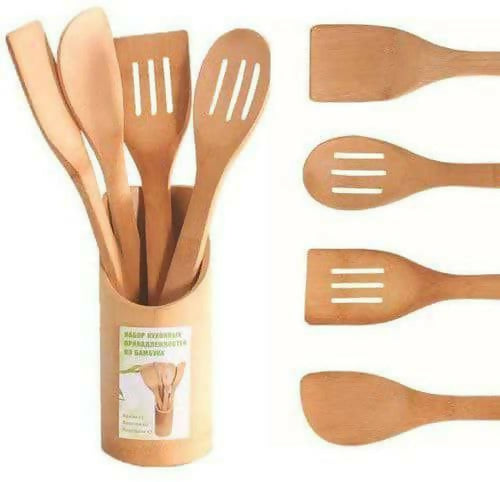 Wooden Kitchen Spoon Set