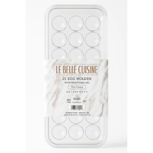 Le Belle Cuisine 21 Egg Holder With Removable Lid @HOG - Home, Office, Garden, Online Marketplace
