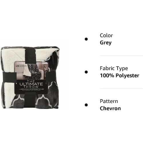 Life Comfort Faux Fur Throw - 60 X 70In. Home Office Garden | HOG-HomeOfficeGarden | online marketplace