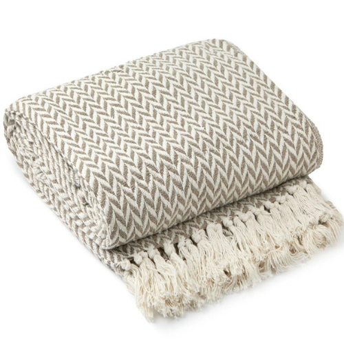 Lifestyle by Emma Barclay Cherokee Throw 127x152 – Taupe @HOG - Home Office Garden Online Marketplace