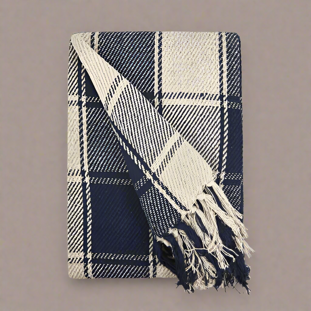 Lifestyle by Emma Barclay Frisco Throw 127x152 – Navy @HOG - Home Office Garden Online Marketplace