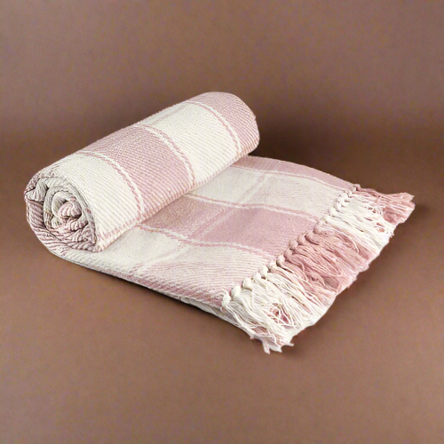 Lifestyle by Emma Barclay Frisco Throw – Blush (228x252cm @HOG - Home Office Garden Online Marketplace