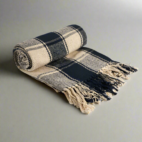 Lifestyle by Emma Barclay Frisco Throw – Navy Blue (228x252cm)  @HOG - Home Office Garden Online Marketplace
