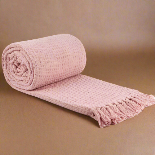 Lifestyle by Emma Barclay Honeycomb Throw 127x152 – Blush Pink @HOG - Home Office Garden Online Marketplace