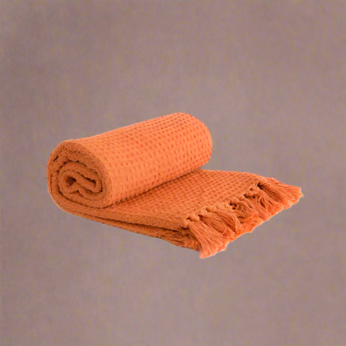 Lifestyle by Emma Barclay Honeycomb Throw 127x152 – Burnt Orange @HOG - Home Office Garden Online Marketplace