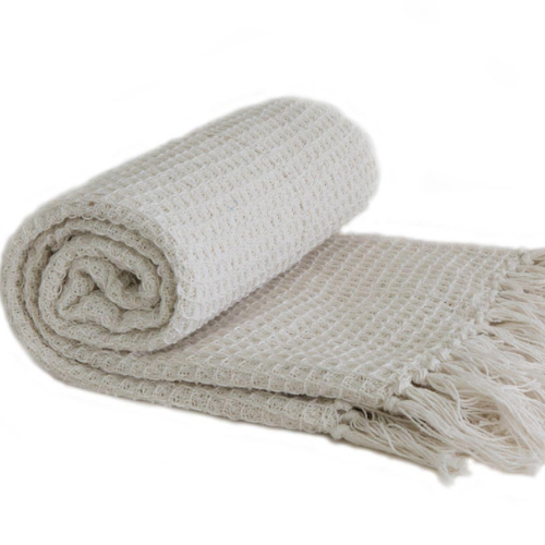 Lifestyle by Emma Barclay Honeycomb Throw 127x152 – Ivory @HOG - Home Office Garden Online Marketplace