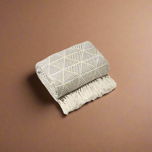 Lifestyle by Emma Barclay Zahra Throw 127x152 – Natural @HOG - Home Office Garden Online Marketplace