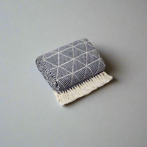 Lifestyle by Emma Barclay Zahra Throw 127x152 – Navy Blue @HOG - Home Office Garden Online Marketplace