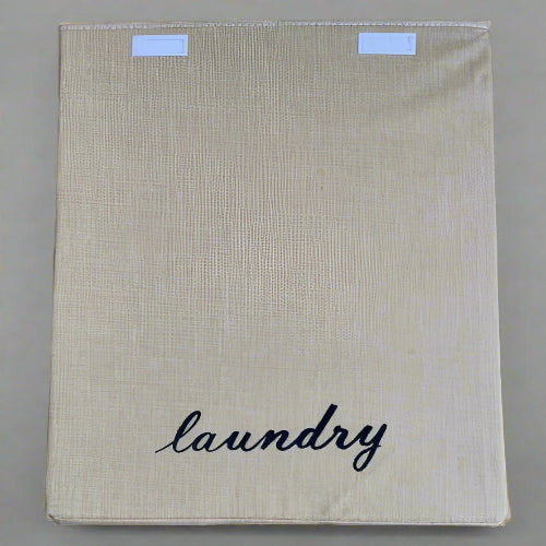 Linen Design Laundry Basket- Beige. @HOG - Home Office Garden Online Marketplace