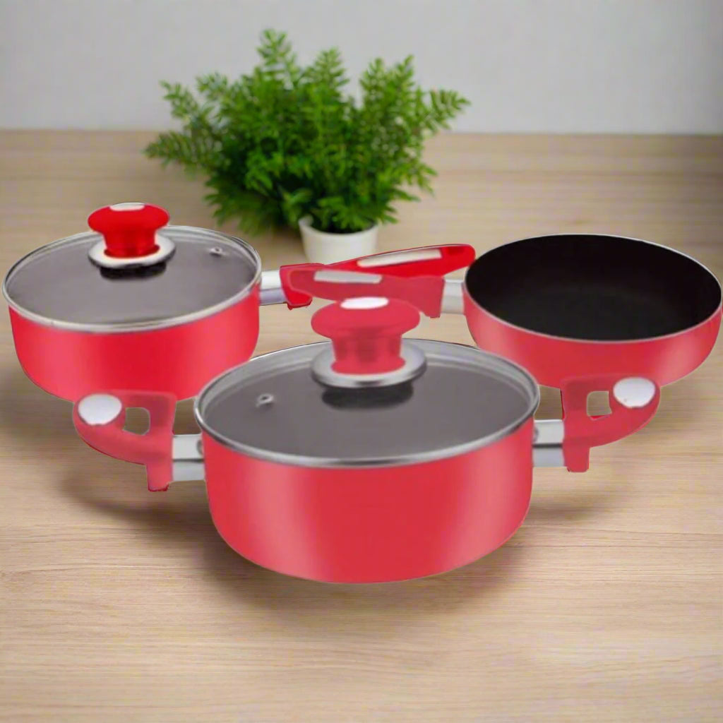 Linsan 5pc Non-stick Aluminum Cookware Set @HOG - Home Office Garden Online Marketplace