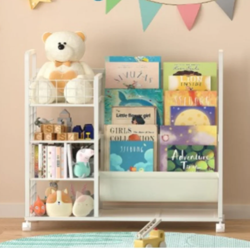 Livilord Large Kids Bookshelf & Toy Organizer – 7-layer Rack With Wheels @HOG - Home, Office, Garden, Online Marketplace