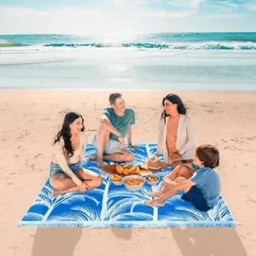 Loft Oversized Beach Towel For Two – Blue & White - 72" X 84" @HOG - Home, Office, Garden, Online Marketplace

