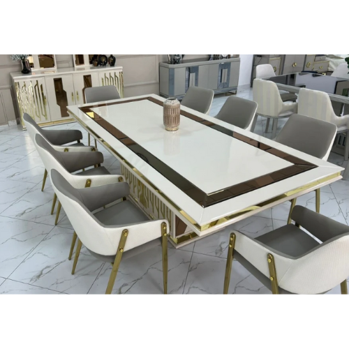 Luxora Eight-Seater Contemporary Dining Set @HOG - Home, Office, Garden, Online Marketplace