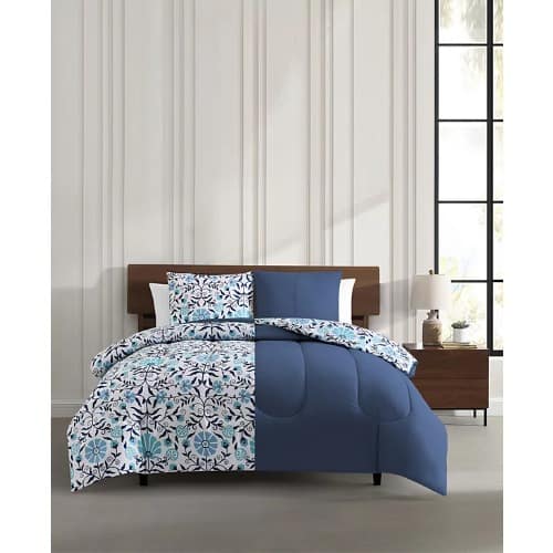 Macy's Sable Reversible Floral Print 3-pc Comforter Set. Home Office Garden | HOG-HomeOfficeGarden | online marketplace