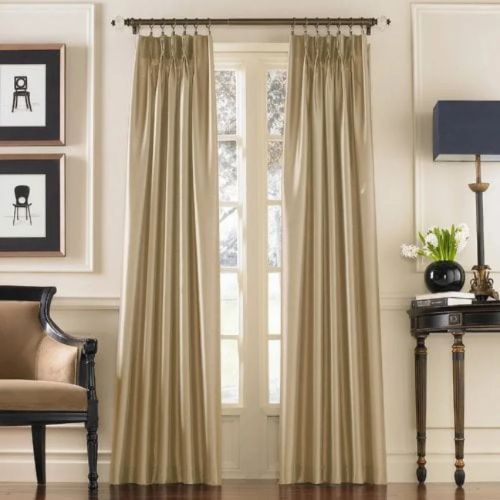 Marquee Curtain 84" One Lined Pinch Pleat, Sand @HOG - Home, Office, Garden, Online Marketplace

