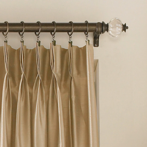Marquee Curtain 84" One Lined Pinch Pleat, Sand @HOG - Home, Office, Garden, Online Marketplace

