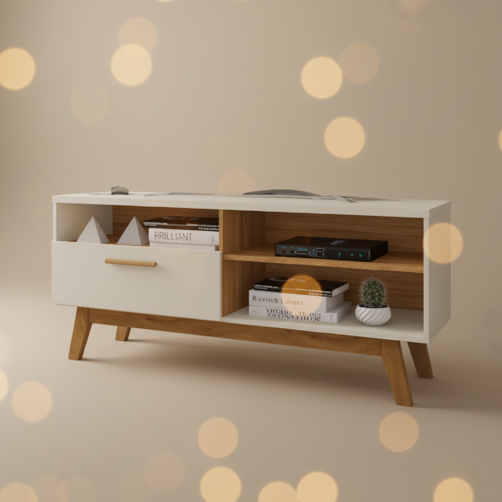 Maxi Paladio TV Stand 136CM (Off White)