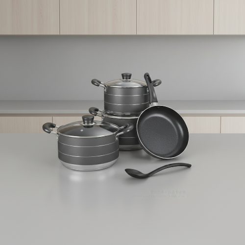 Maximus 4 set High Quality non stick POT(20cm,22cm,24cm,24cm frying pan @HOG - Home, Office, Garden, Online Marketplace
